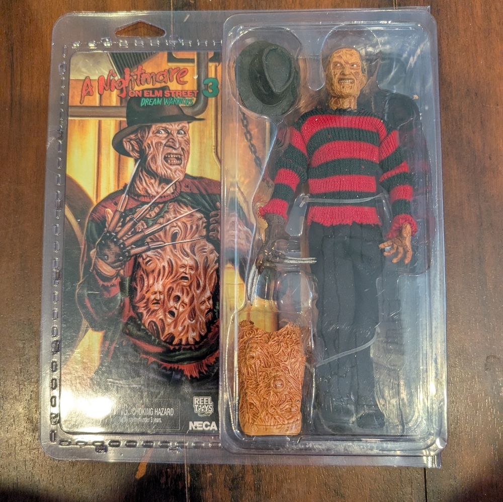 NECA Freddy Krueger Action Figure - Red and Black
